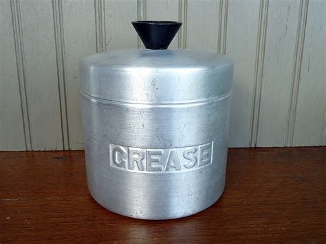 Vintage Grease Container 